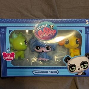 3/25$ Littlest Pet Shop Colorful 3D Erasers Set